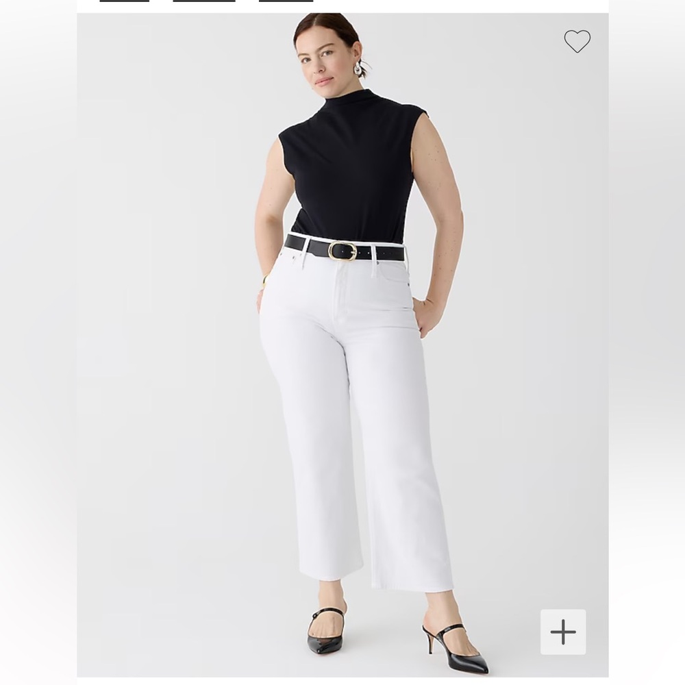 NWT J CREW SLIM CURVY WIDE LEG PANTS